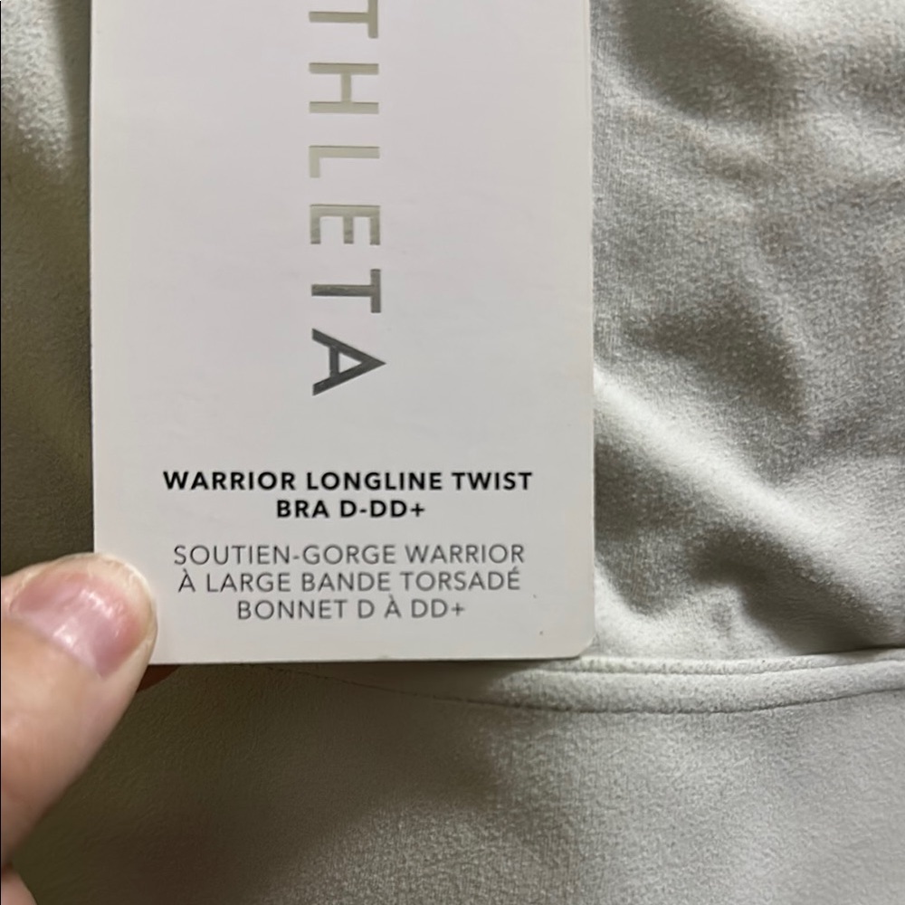 Athleta Warrior Longline Twist Bra